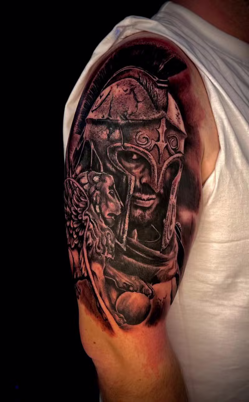 Spartaner Tattoo von PALA INR ART