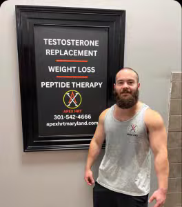 Confident, healthy man standing outdoors