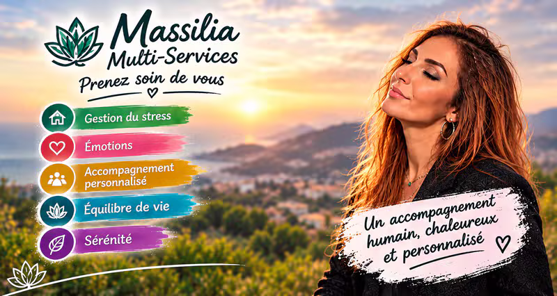 Massilia Multi-Services — gestion du stress, accompagnement personnalisé et équilibre de vie
