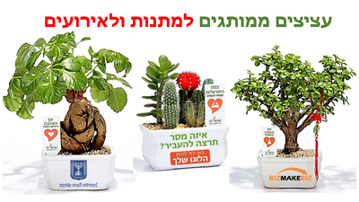 עציץ ממותג להצלחה מובטחת בכנסים ואירועים עסקיים