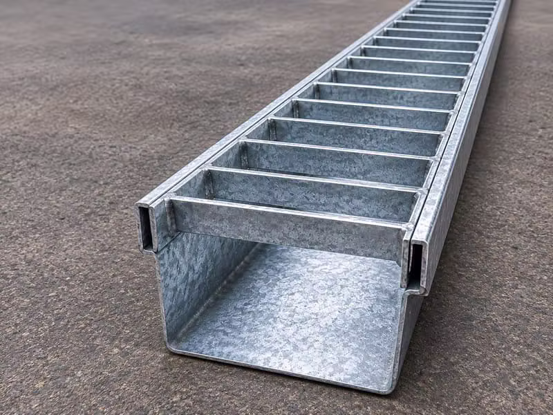 Canaletas com Grade fabricados pela Vale Ferro