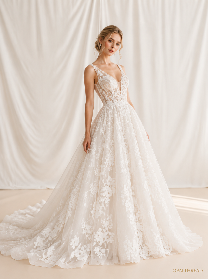 Celeste — Bridal couture piece by OpalThread