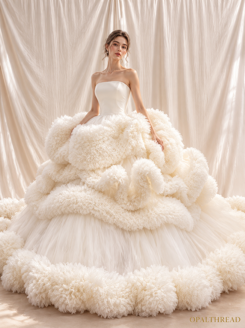 Cloud Empress — Bridal couture piece by OpalThread