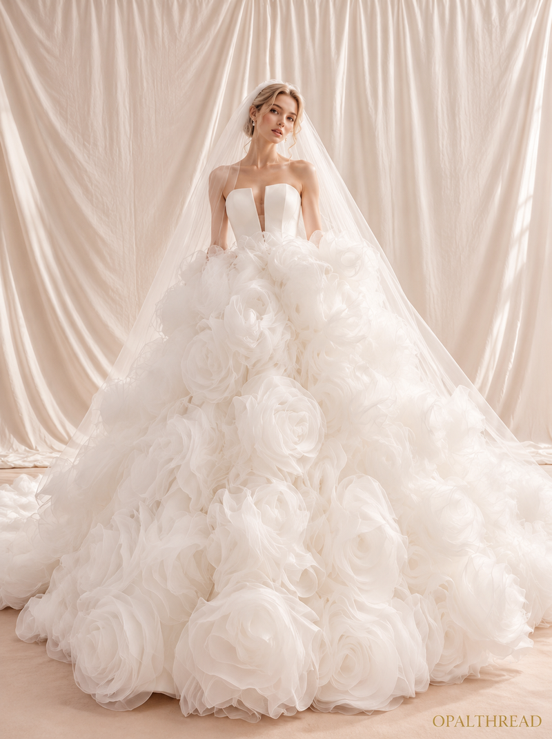 Rosé Royale — Bridal couture piece by OpalThread