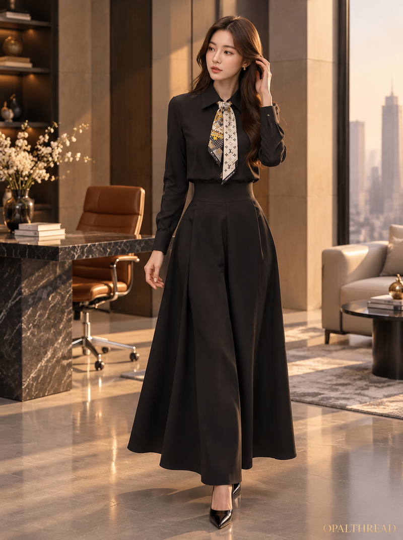Midnight Grace — Daywear couture piece by OpalThread