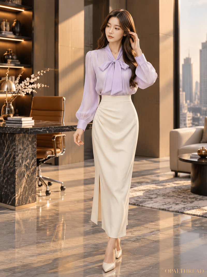 Lilac Grace — Daywear couture piece by OpalThread
