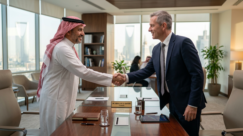 فريق بوصلة المستثمر خلال اجتماع عمل في مكتب حديث
