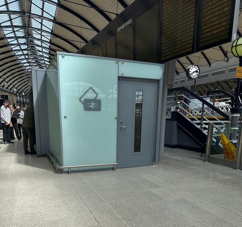 Newcastle Train Station Ticket office additional completed work photo