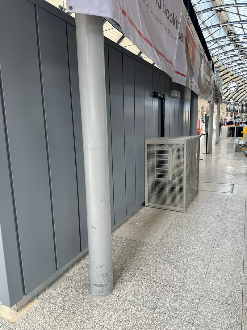 Newcastle Train Station Ticket office additional completed work photo