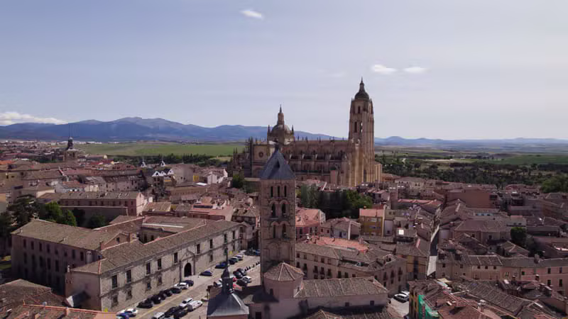 Vista de una localidad de la provincia de Segovia