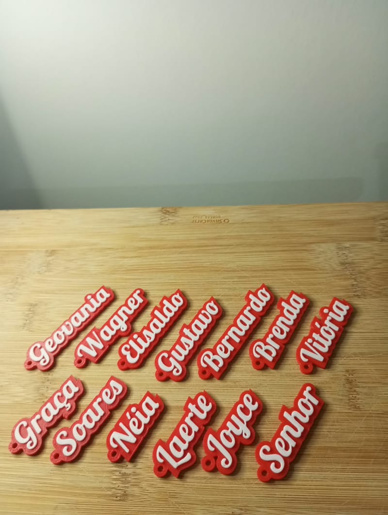 Nome Personalizado 3D