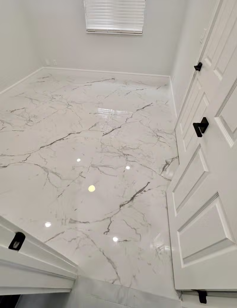 Tile Floor completed by GC Renovation Pros in South Florida