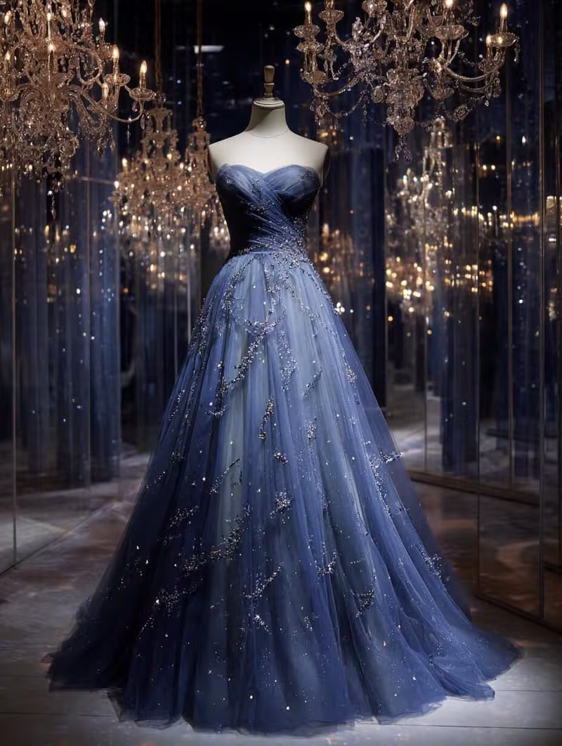 Midnight Starlight Gown