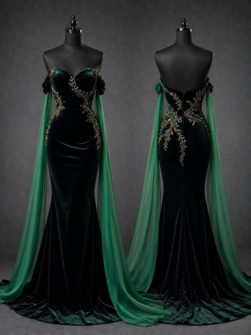 Midnight Enchantment fabric used by KALVERE LUMIERE