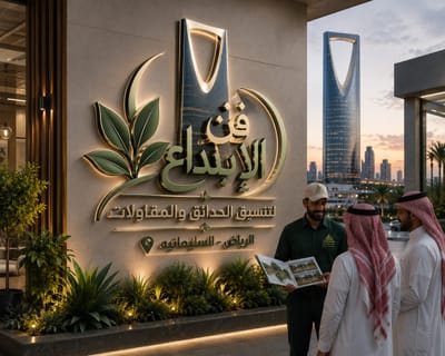 مرحبا فيك في مؤسسة  فن الابداع  لتنسيق الحدائق  image