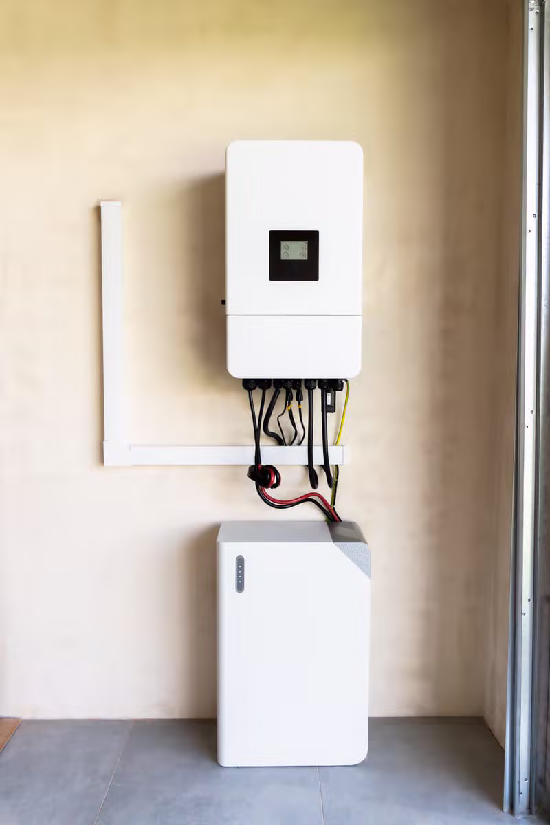 Painéis solares com sistema de armazenamento em baterias
