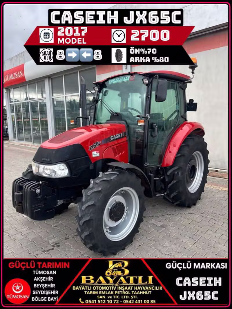 Case IH JX65C ikinci el traktör