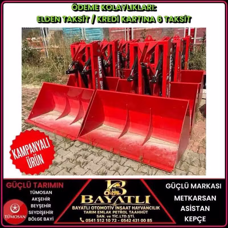 METKARSAN Asistan Kepçe - Ön Yükleyici Kepçe