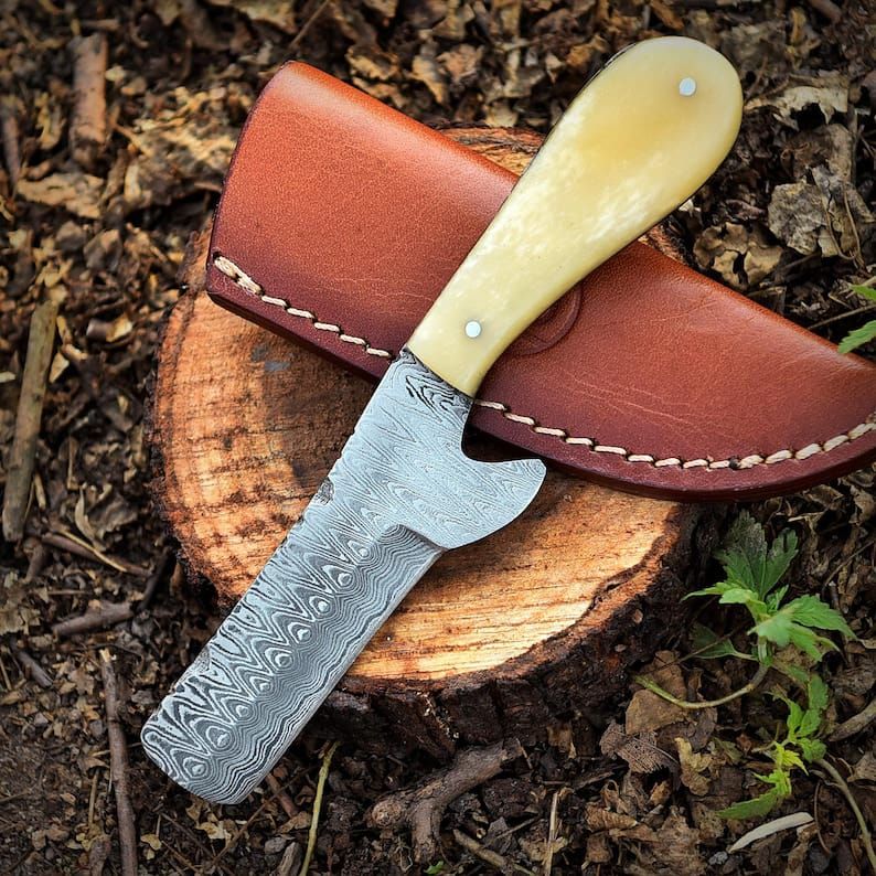 Damascus Hunting Knife