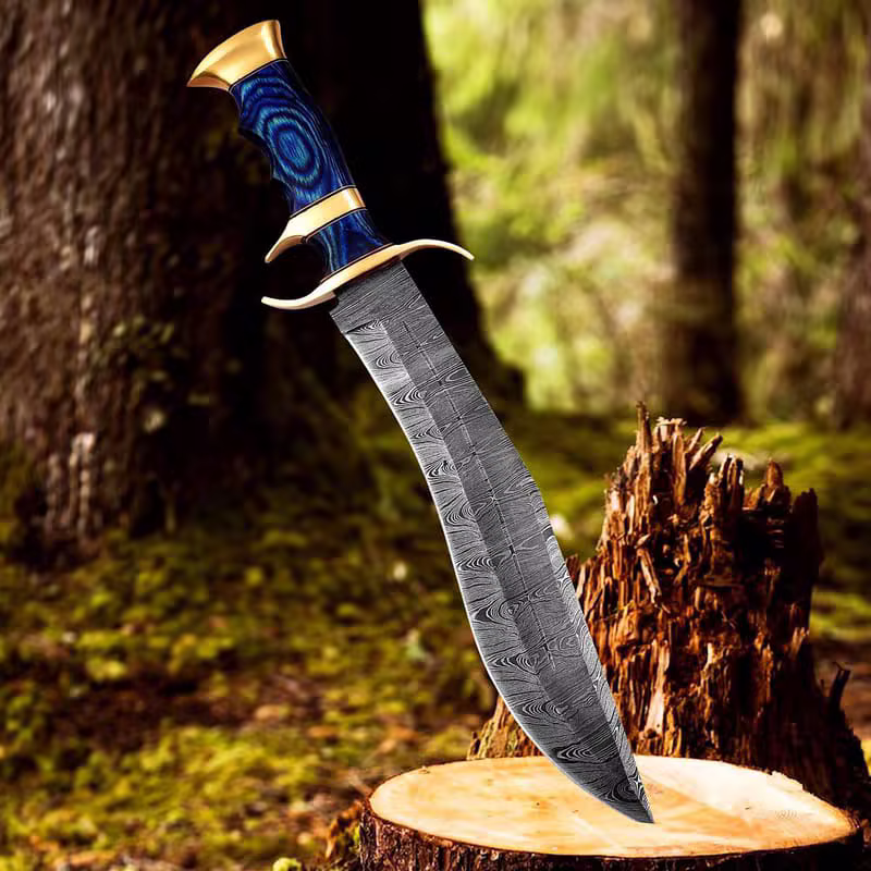 Azure Tide Damascus Bowie