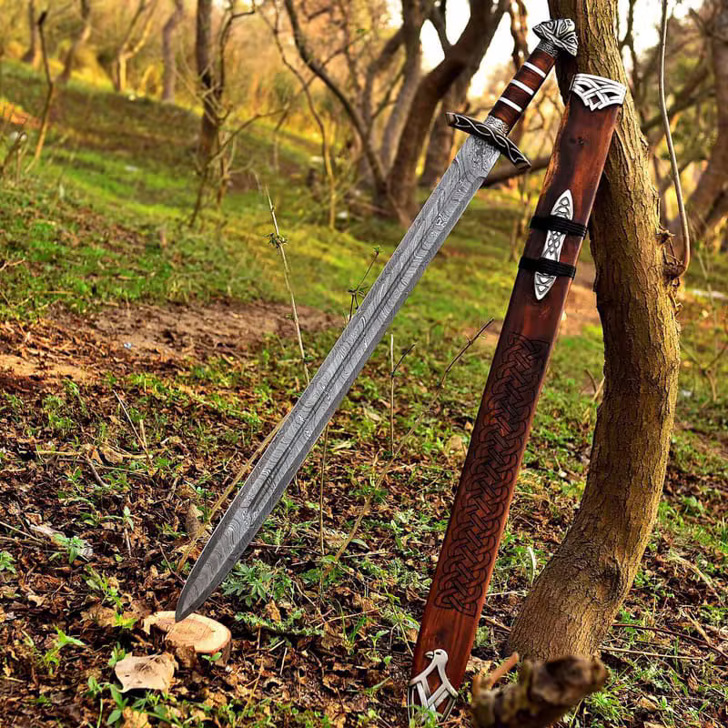 Norse Heritage Damascus Sword