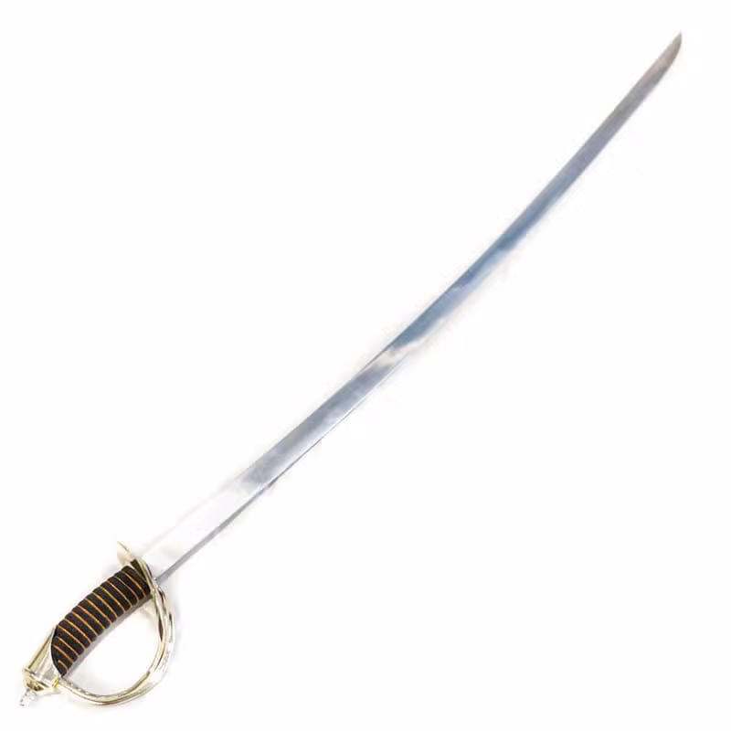 Cavalry Saber with Brass Bowl Guard