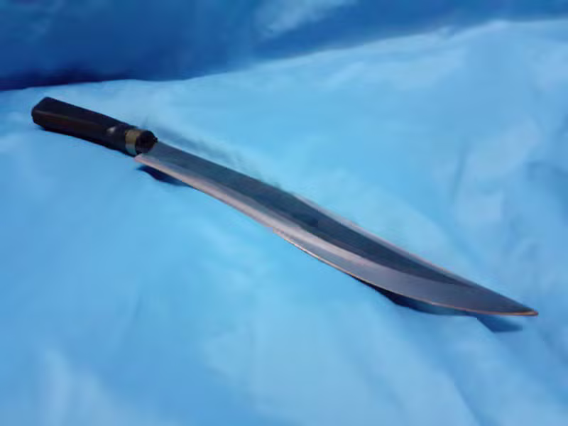 Pattern-Welded Seax — hand-forged knives (2022)