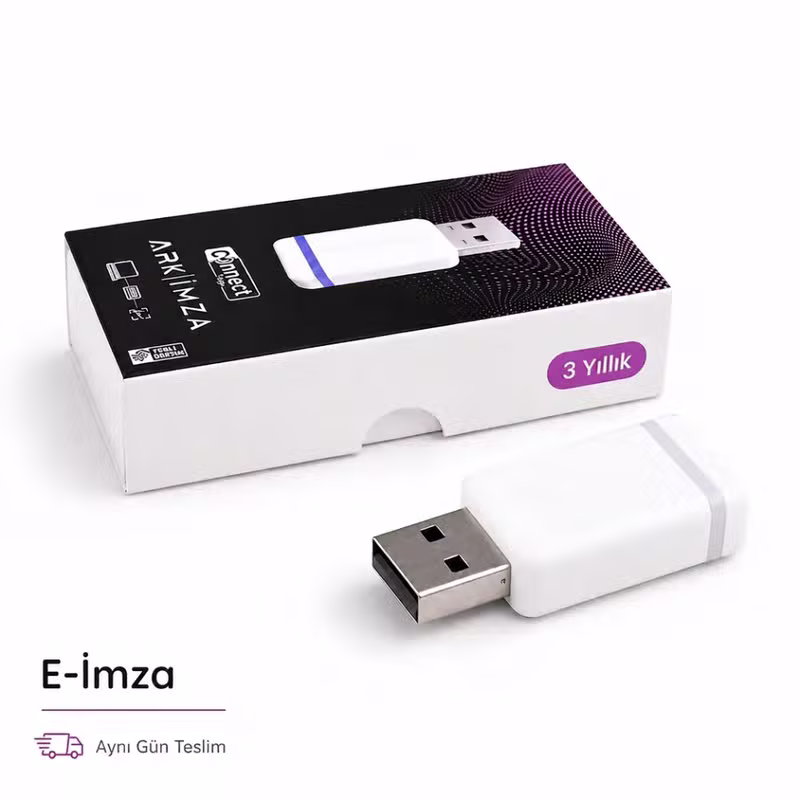 e-imza tokenı ve ARK İmza kutusu, aynı gün teslim