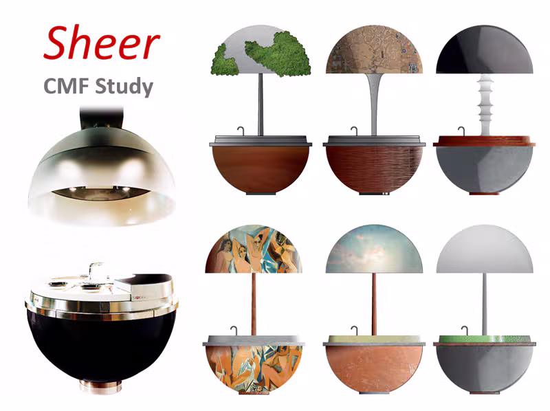 Sheer CMF study — Product · Collection, 2013