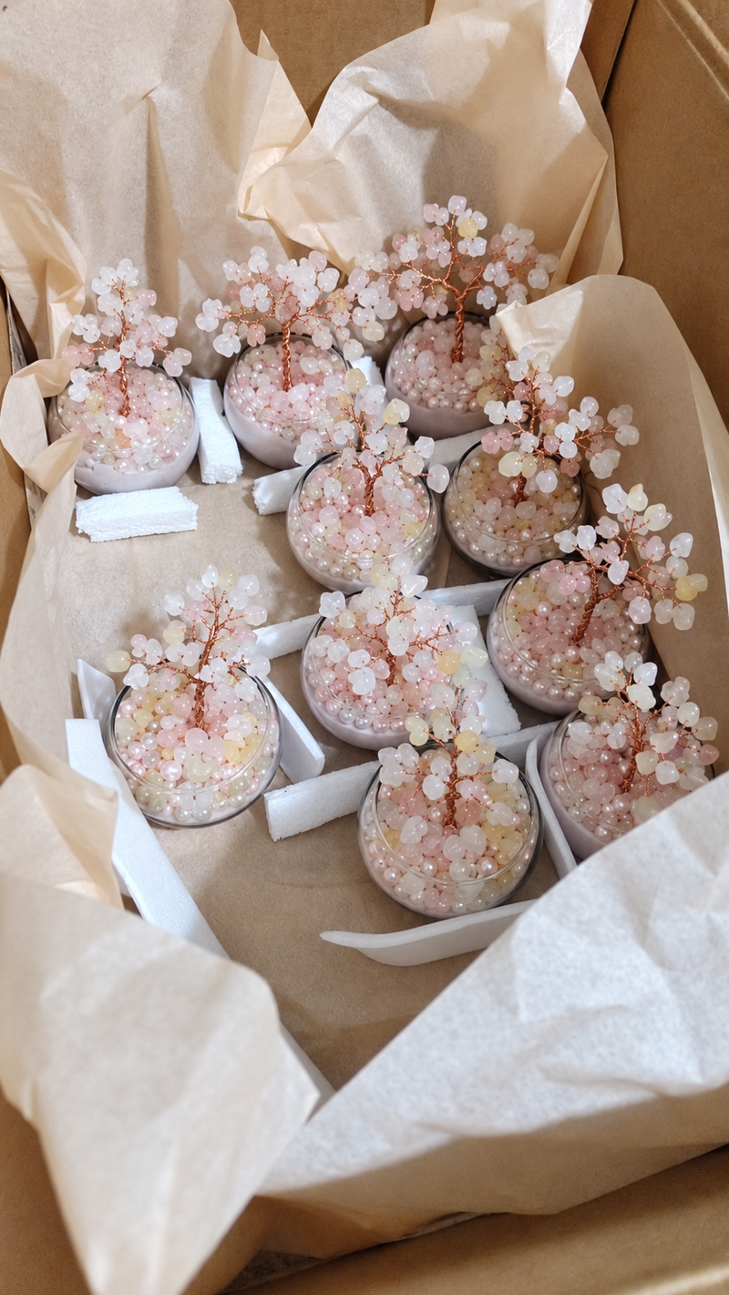 Cuarzo Rosa y Blanco