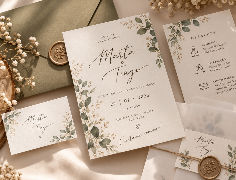 Convites de Casamento