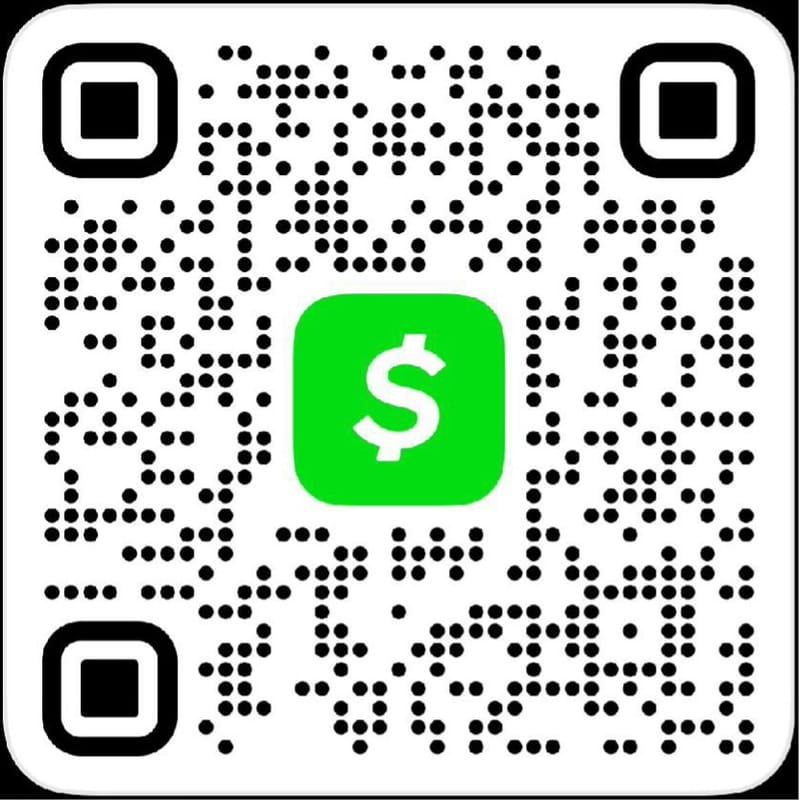 Cash app QR code for Kyle's fundraiser 