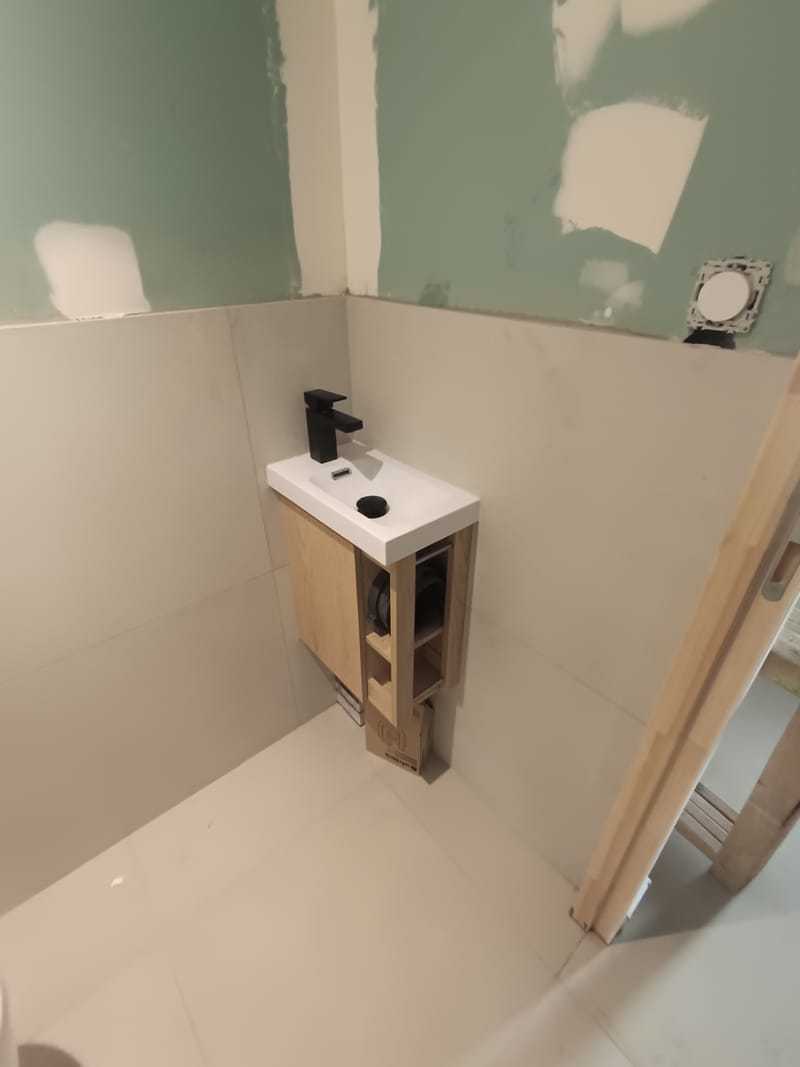 installation de toilette 