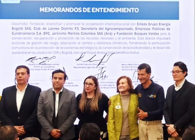Fundación Bosques Verdes firma acuerdo con la CAR como operador técnico ambiental en Cundinamarca