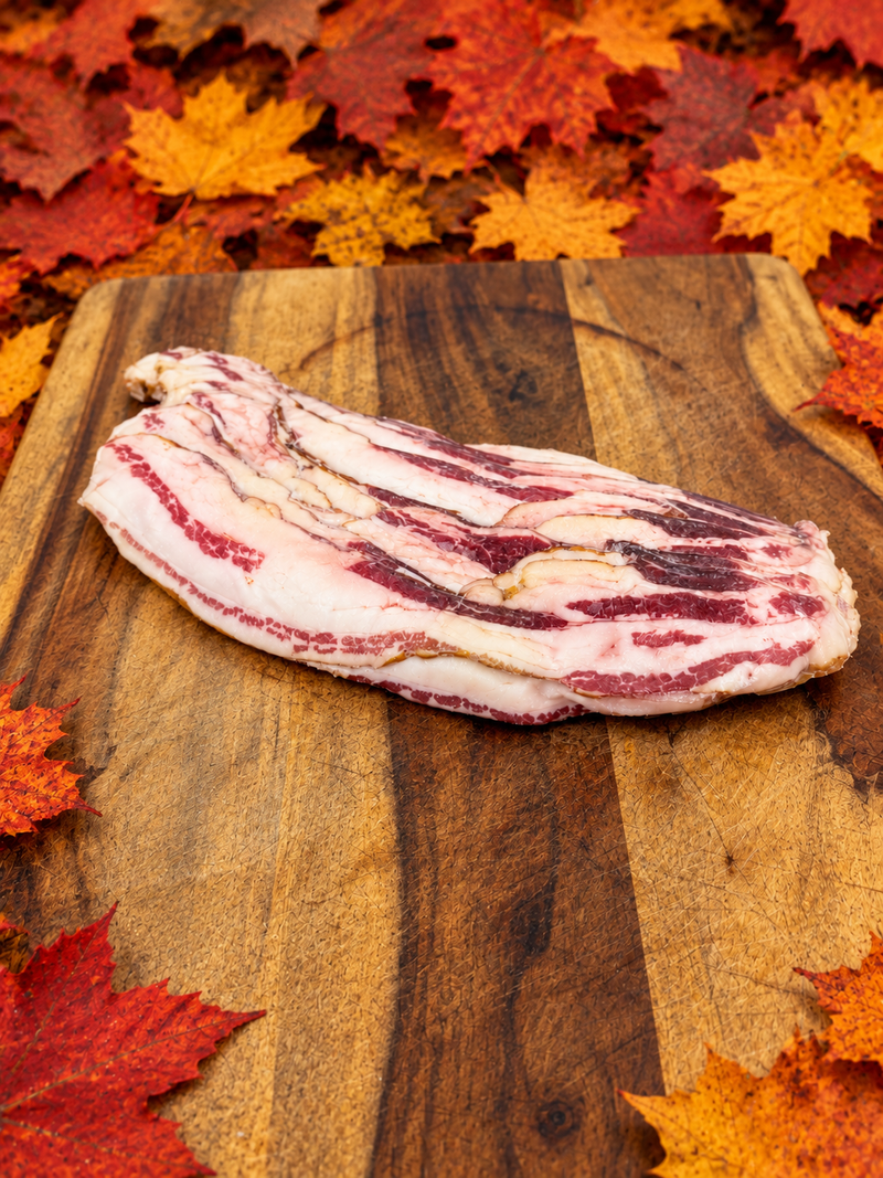 Bacon de sanglier fumé