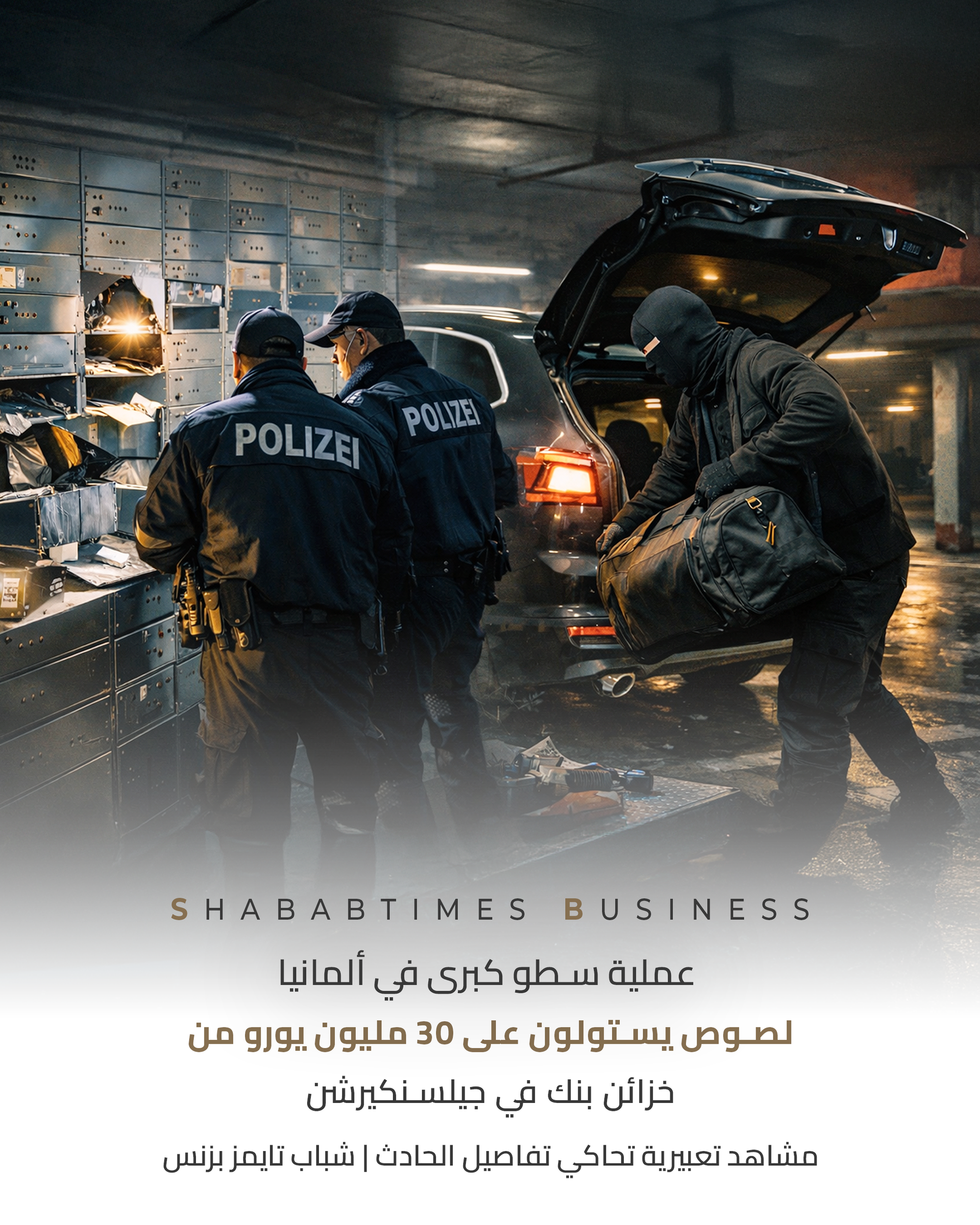 أكبر عمليات السطو على البنوك في تاريخ ألمانيا الحديث