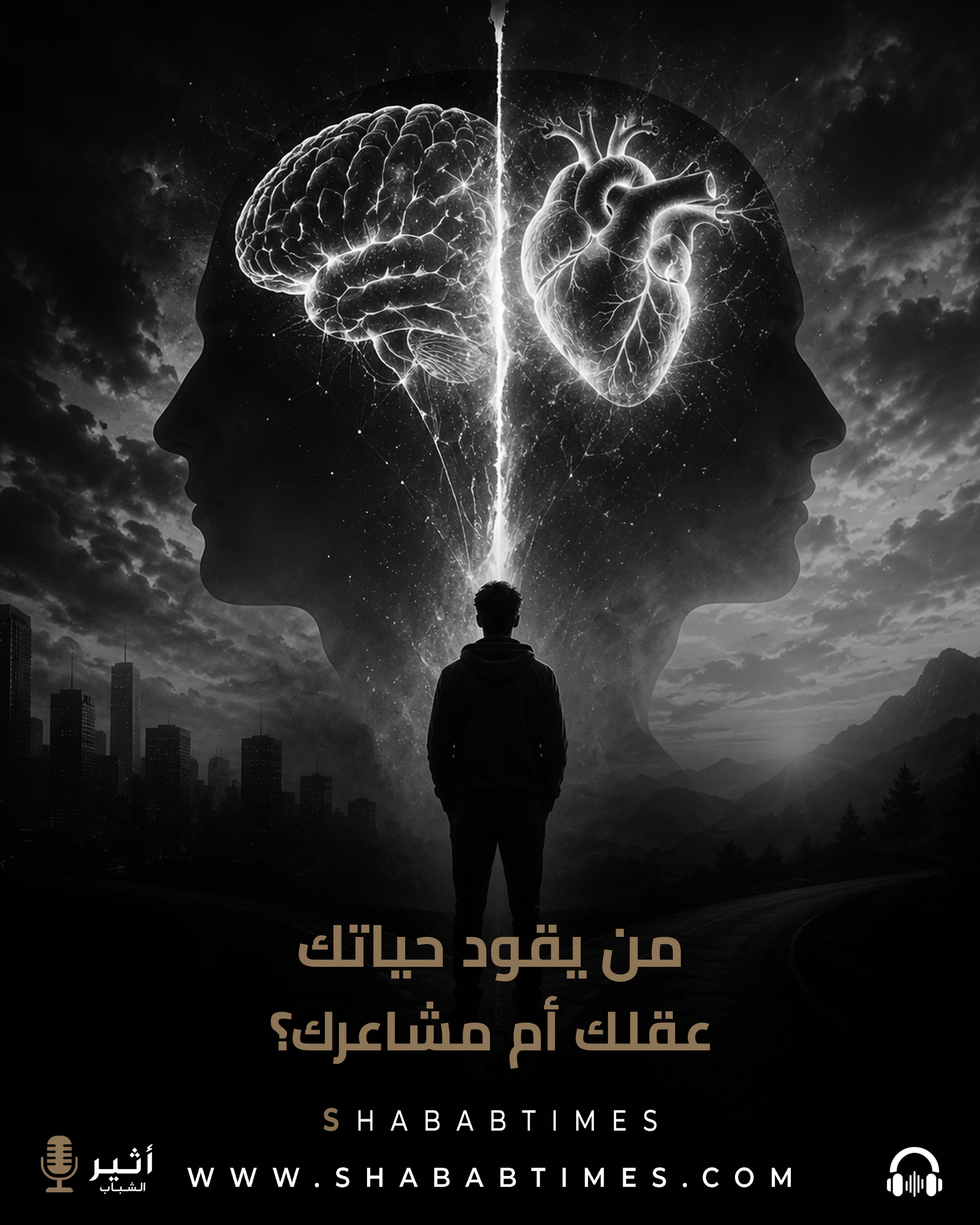 من يقود حياتك... عقلك أم مشاعرك؟