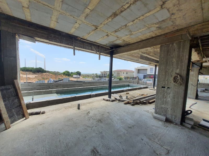 קונסטרוקציה מבנה מגורים - בקיסריה