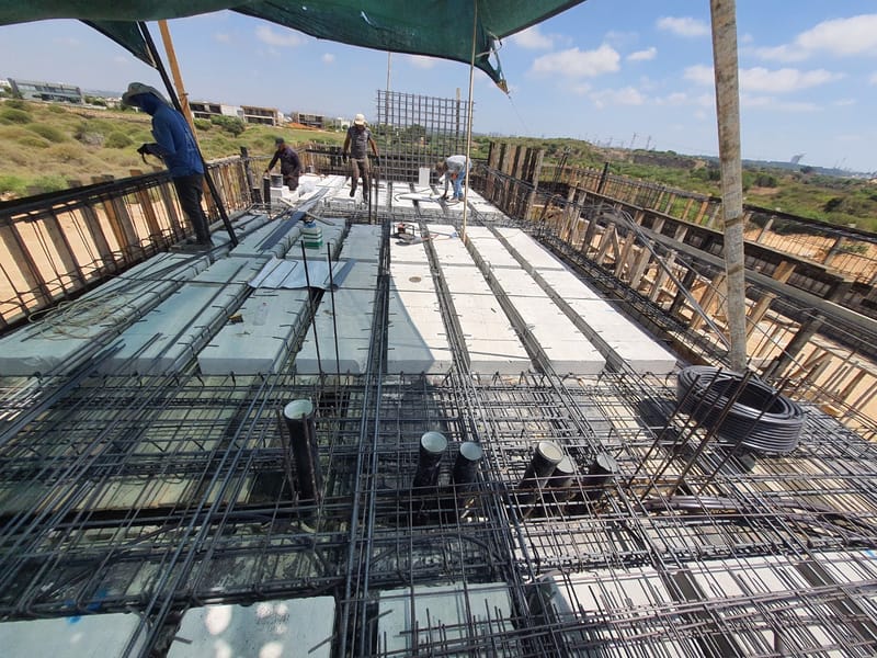 קונסטרוקציה מבנה מגורים - בקיסריה