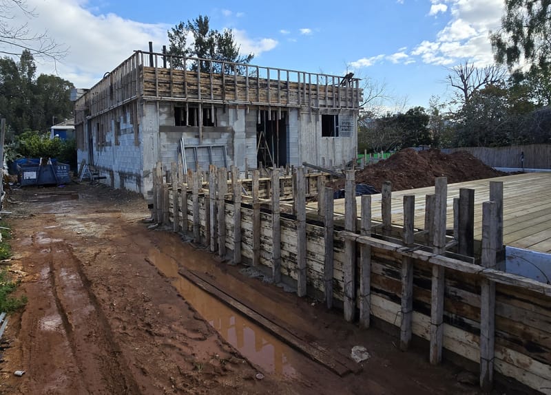 קונסטרוקציה למבנה מגורים בפרדס חנה