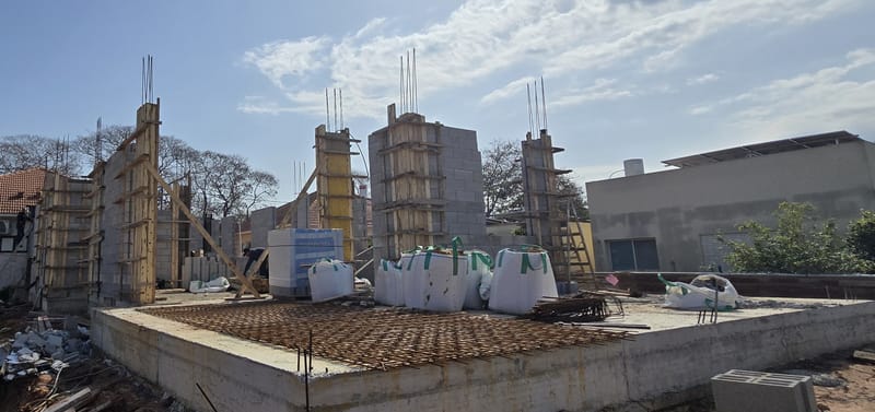 קונסטרוקציה למבנה מגורים בכפר פינס