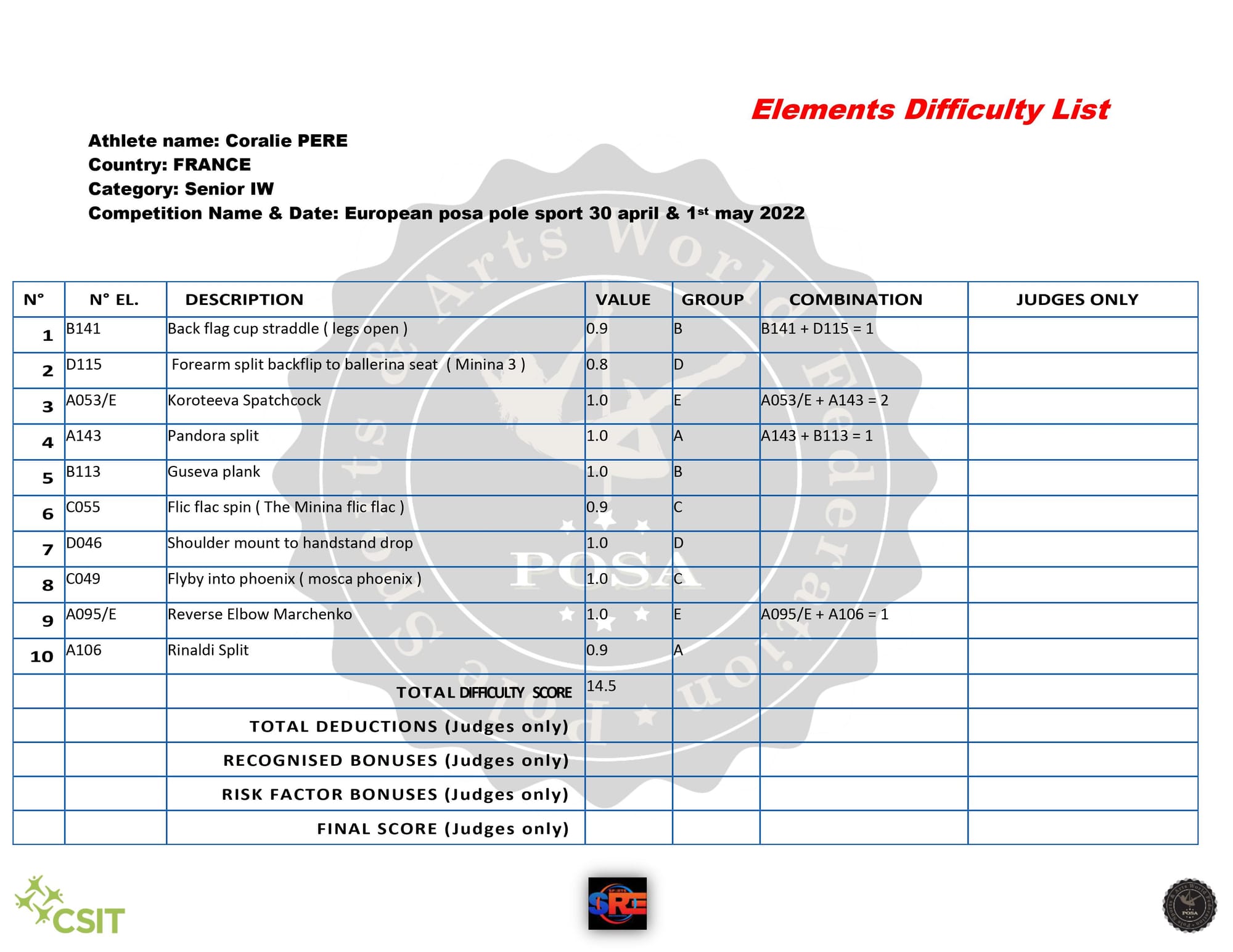 Pole Sport : comment remplir sa DS