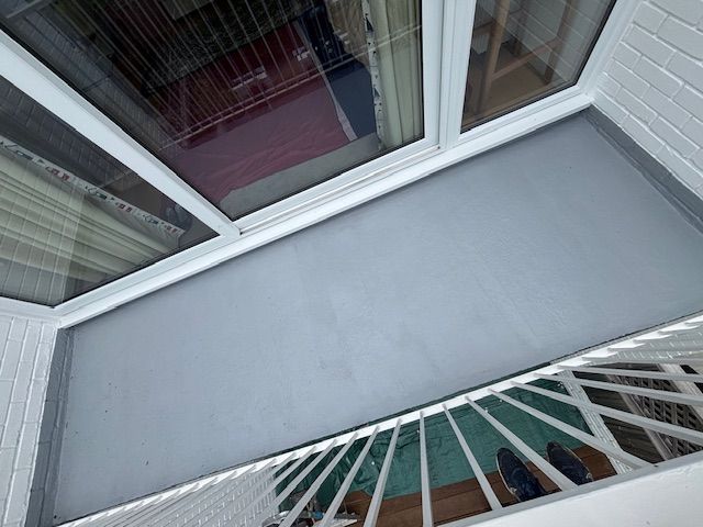 new balcony waterproofing