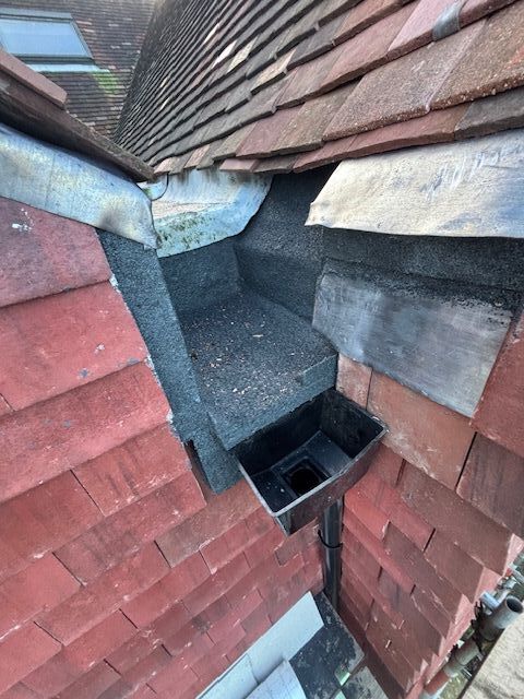 liquid waterproofing repair to derelict gulley