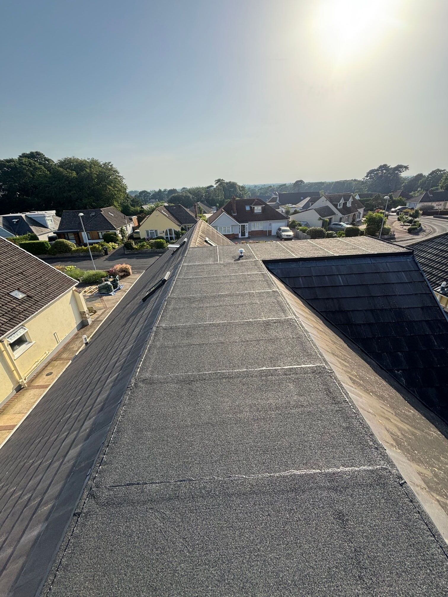 new bitumen flat roof