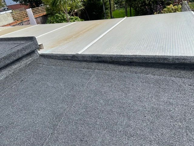 intricate flat roof detail work