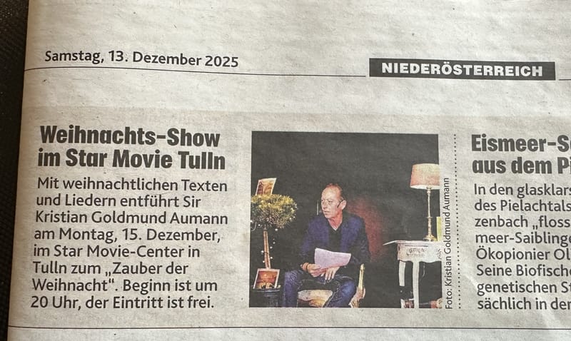 KRONEN ZEITUNG NÖ / Weihnachtsshow MAGIC MOMENTS 2025