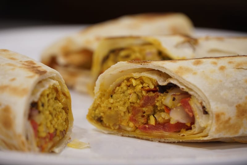 KNOCKOUT TOFU SCRAMBLE WRAP