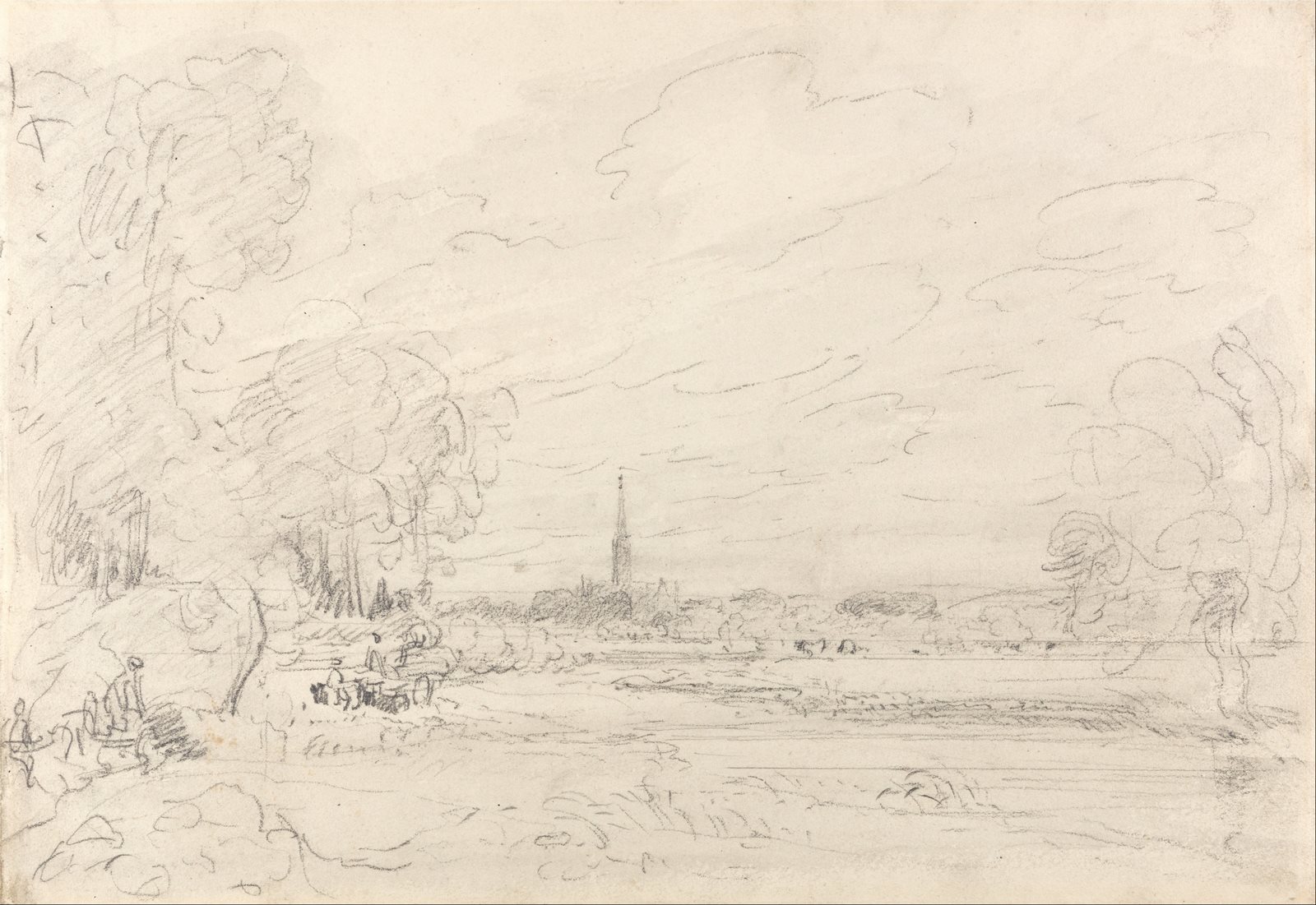 Salisbury Cathedral from the Meadows