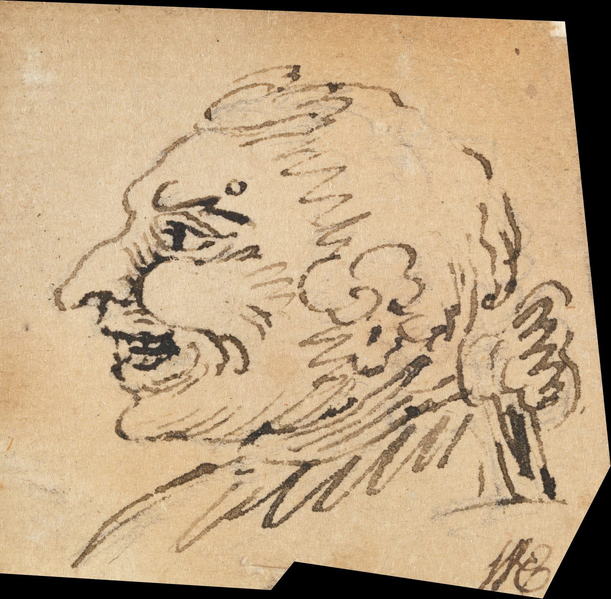 Grotesque Male Head (8)